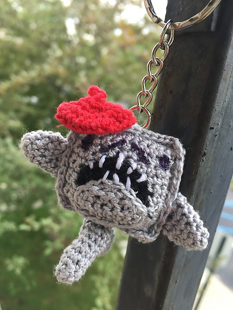 Great White Keychain Cuddler
