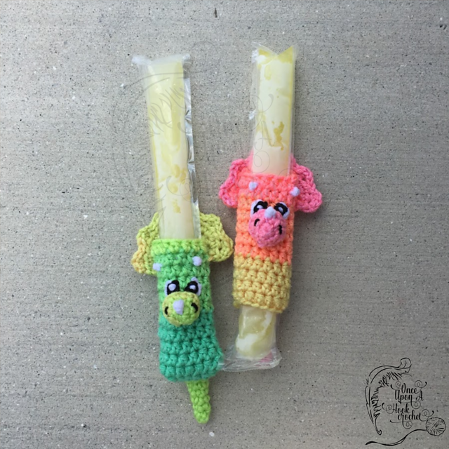 Triceratops Popsicle Cozy