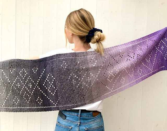 Wrapped in Diamonds Shawl