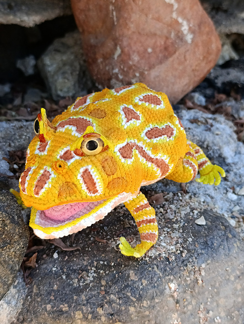 Ravelry: Pacman Horned Frog pattern by Abdullina Kseniya