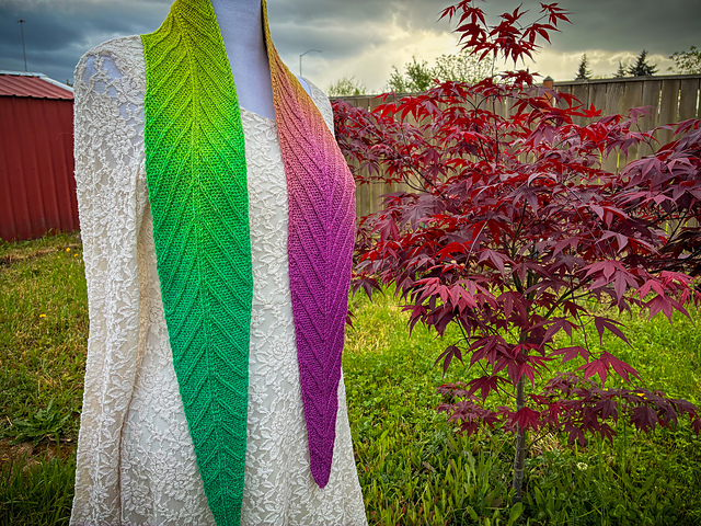 Changing Seasons Leaf Scarf