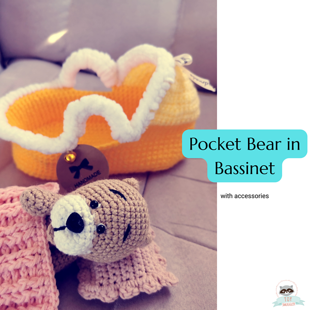Pocket Bear in Bassinet
