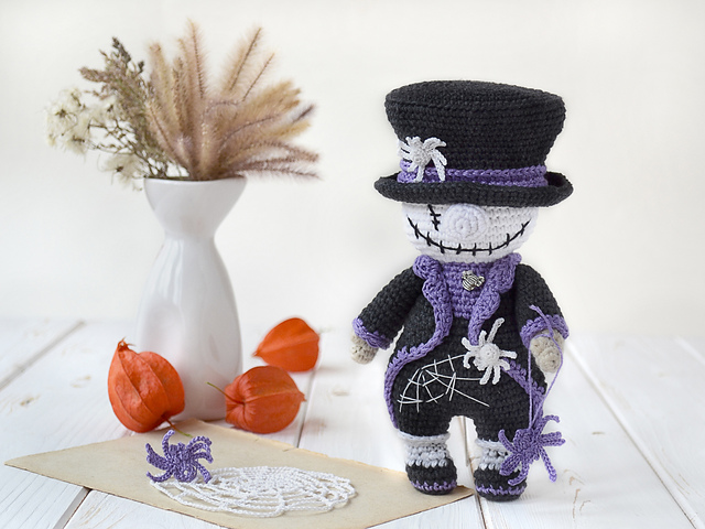 Halloween doll Skeleton Gnome