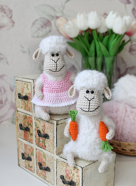 Molly and Mel the pair of sheep