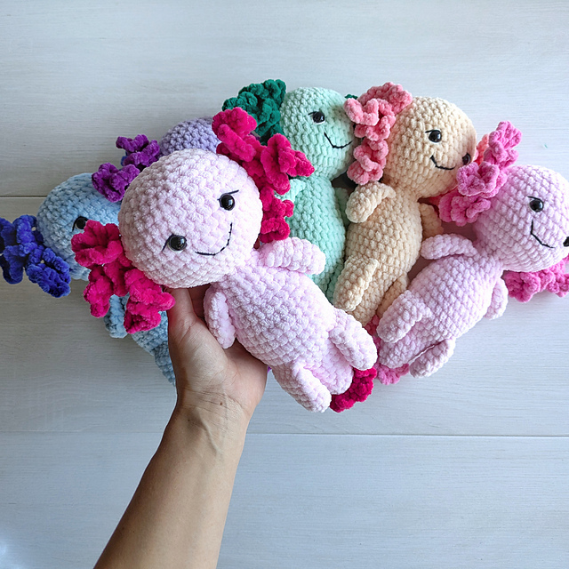 Axolotl plush