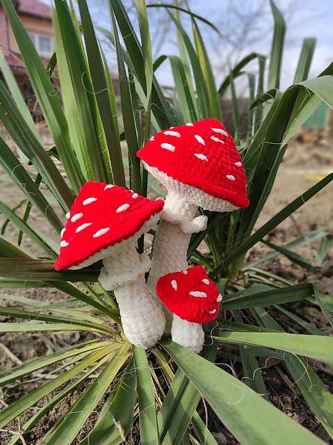 Amigurumi mushroom