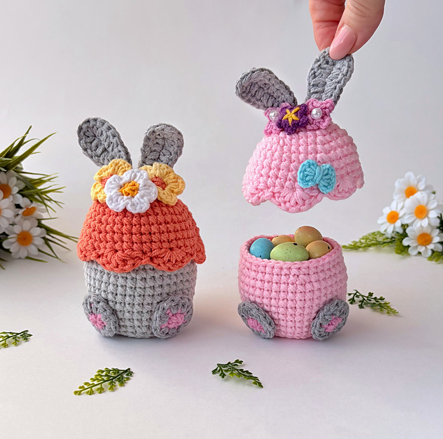 Ravelry: Easter Bunny basket pattern by Lyubov Volkova