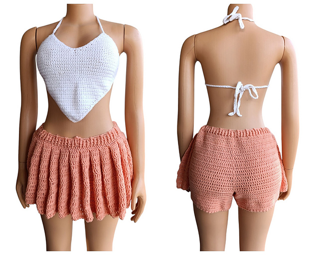 Pleated Skort