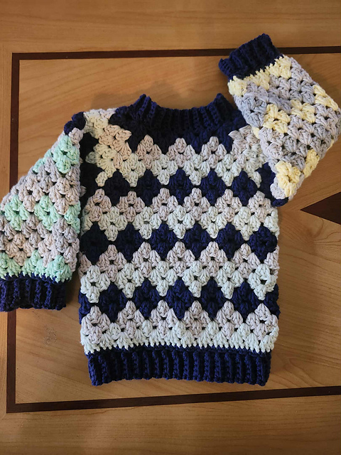 Granny Diamond Kids Sweater