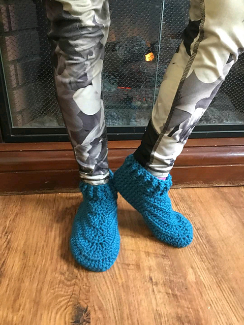 Easy Crochet Kids Slippers