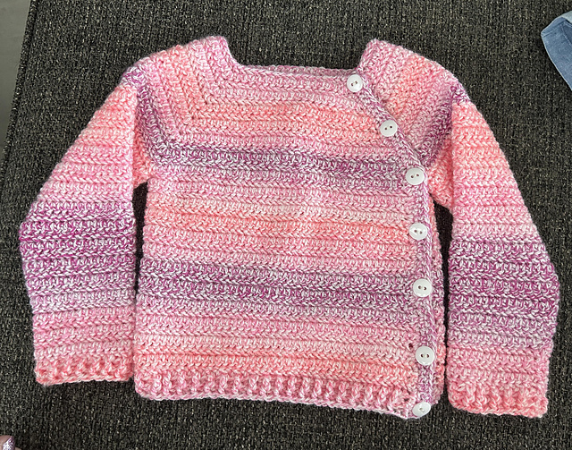 Asymmetric Kids Cardigan
