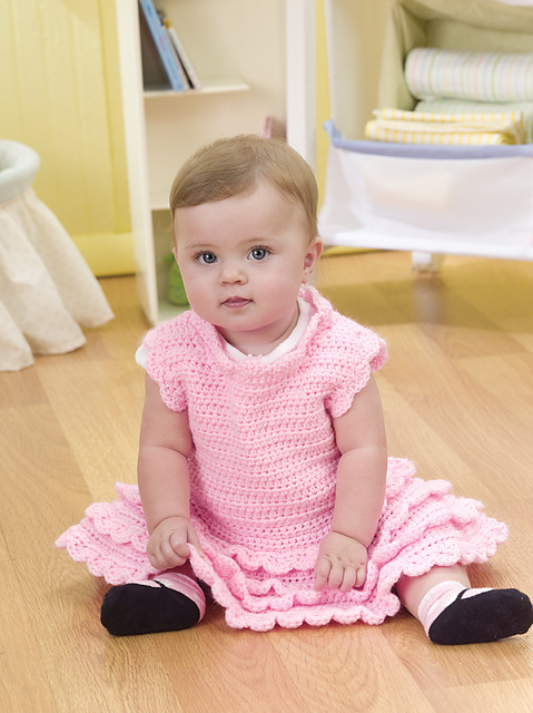 Sweet Ruffles Crochet Dress