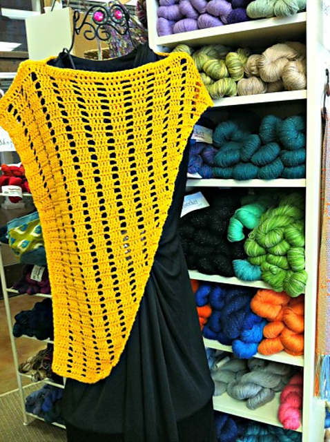 Seeking the Sun Poncho - Crochet