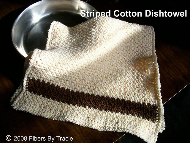 Striped Cotton Dishtowel