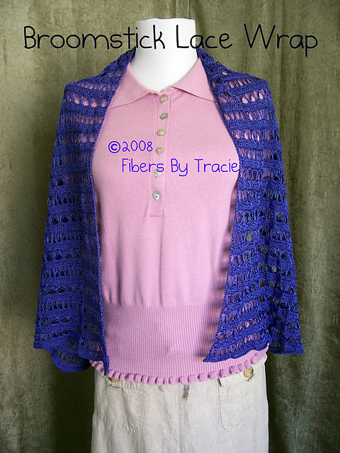 Broomstick Lace Wrap