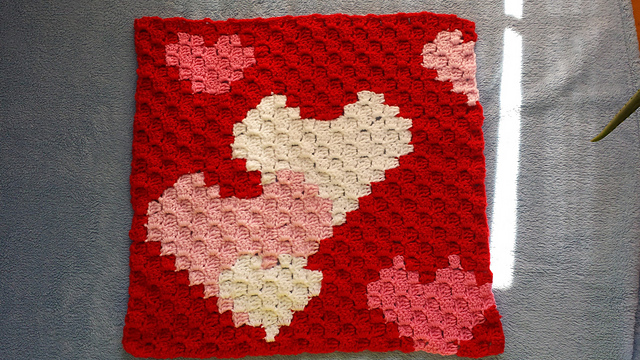 12 mo Crochet-a-thon FEBRUARY sq