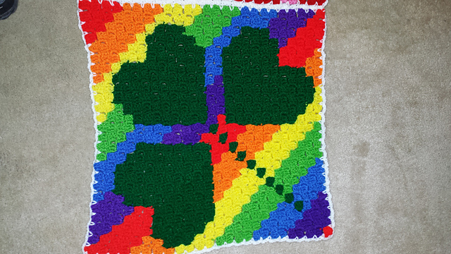 12 mo Crochet-a-thon March sq