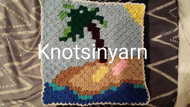 12 month crochetathon JUNE square