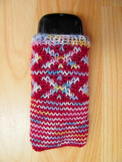 Stained Glass Phone Sock