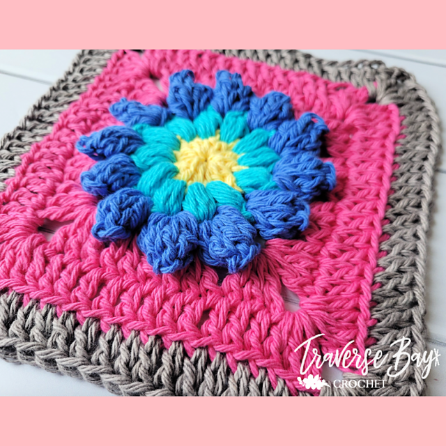 Color Burst Flower Granny