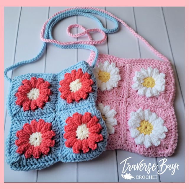 Flower Granny Crossbody