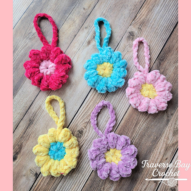 Flower Bag Charm