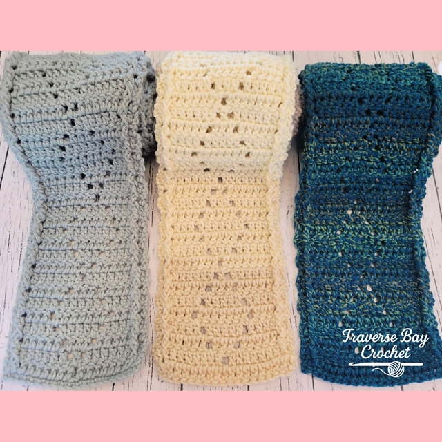 Ribbed Diamond Scarf