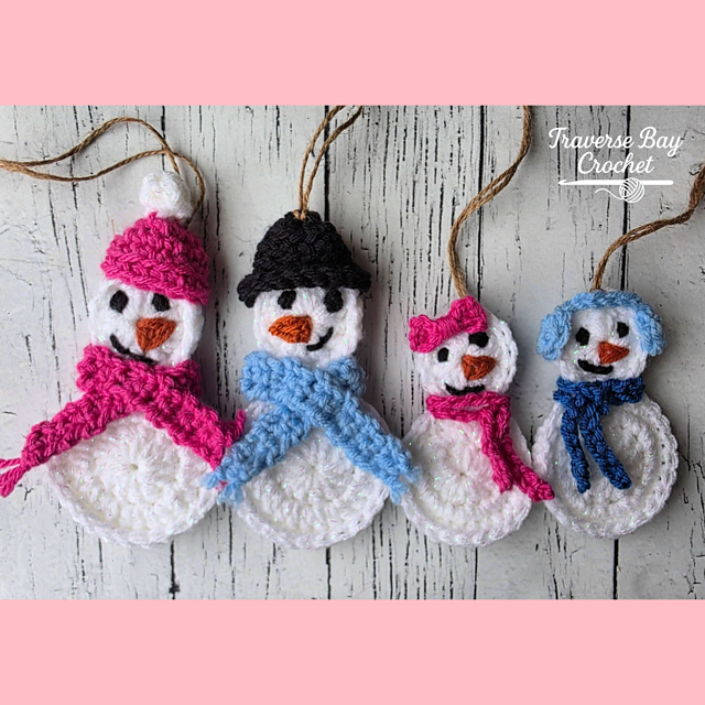 Snowman Family Ornaments