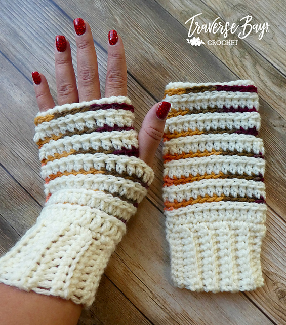 TC fingerless mittens