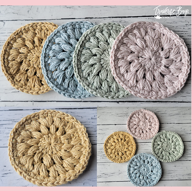Easy Textured Puff Coaster