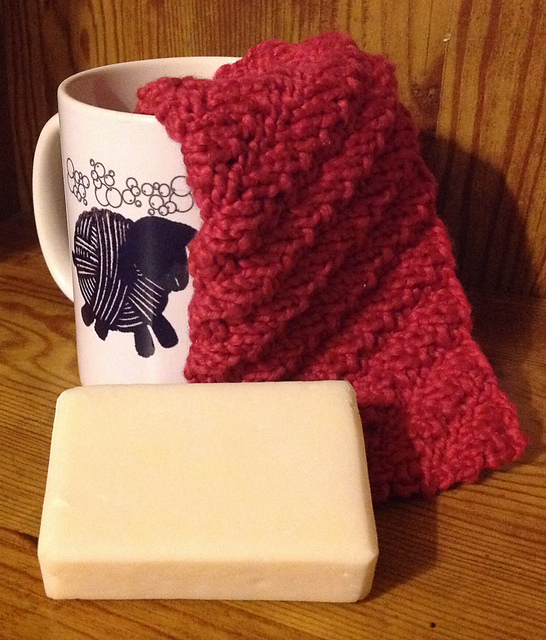 Diagonal Rib Wash Cloth