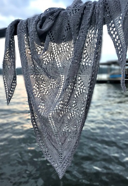 Ocean in the Moonlight Shawl