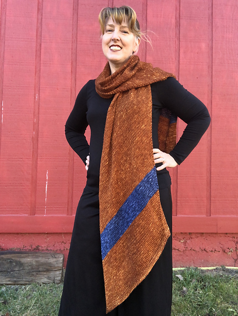 Silken Purls Shawl