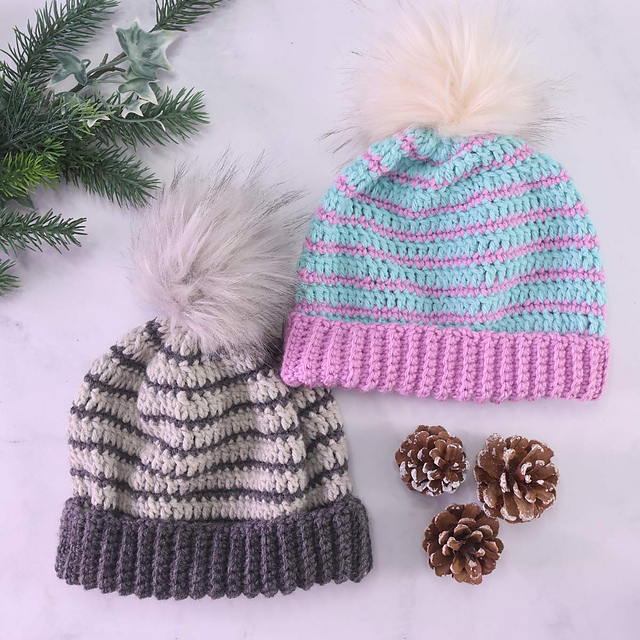 Striped Beanie