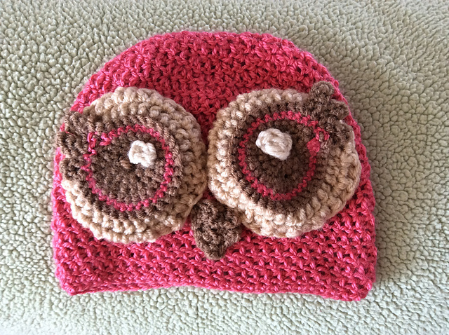 Baby owl hat
