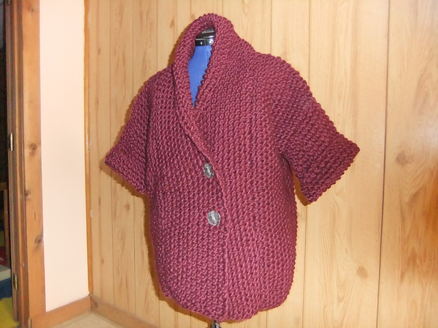 Double Moss Stitch Jacket