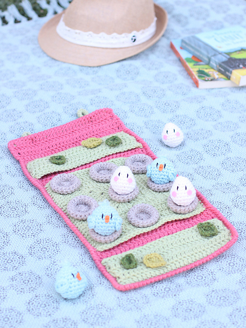 Amigurumi Tic tac toe Baby Birds
