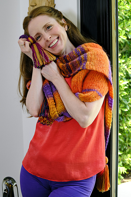 Ravelry: 6901-F Gigante Angled Point Tasseled Triangle pattern by Barry ...