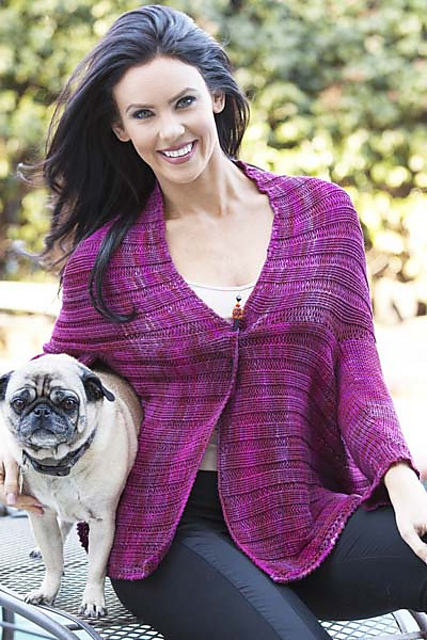 5201M Ribbed Shrug Style Cardigan