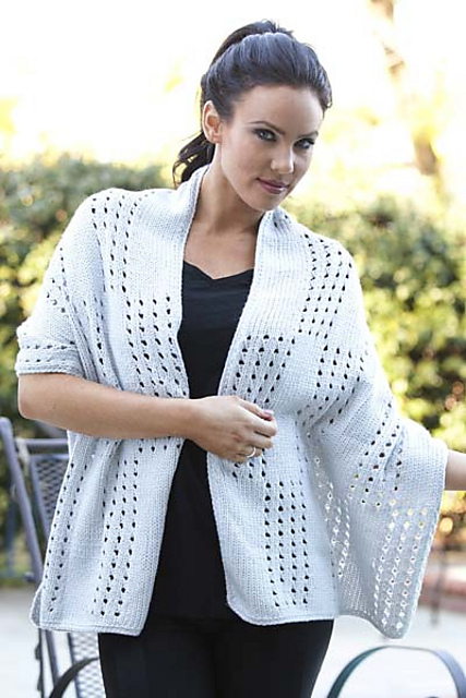 5202C Margaux Boxed Eyelet Wrap/Scarf