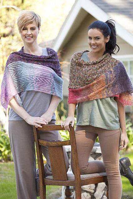 5202G Reversible Lace Wave Wrap