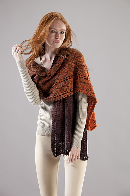 5300A Angeled Zig Zag Scarf/Wrap