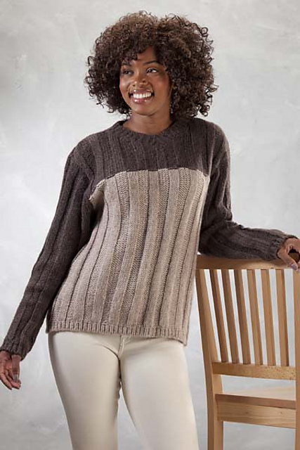 5302M Alternating Rib Unisex Pullover