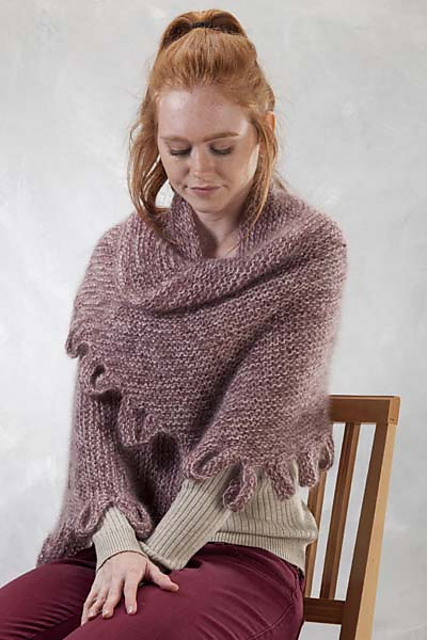 5302O Ruffled Edge Wrap