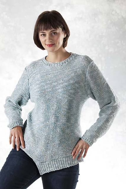 5400C Pointed front pullover