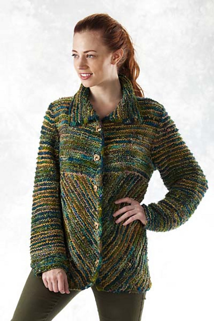 5404F Directional Cardigan