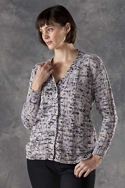 5404J Ridged Cable Cardigan