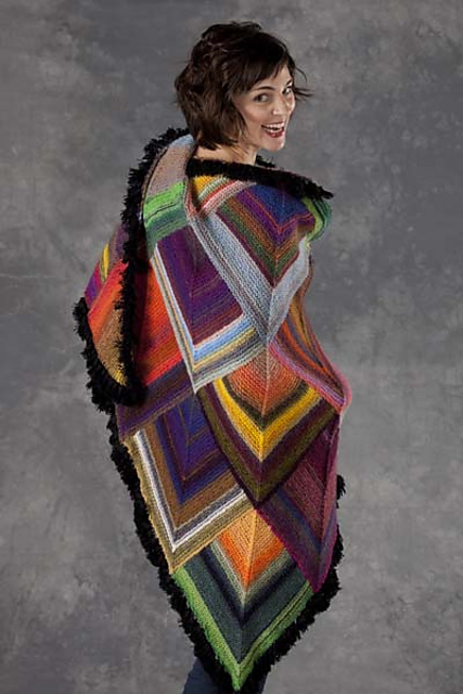 5405G Mitered Shawl