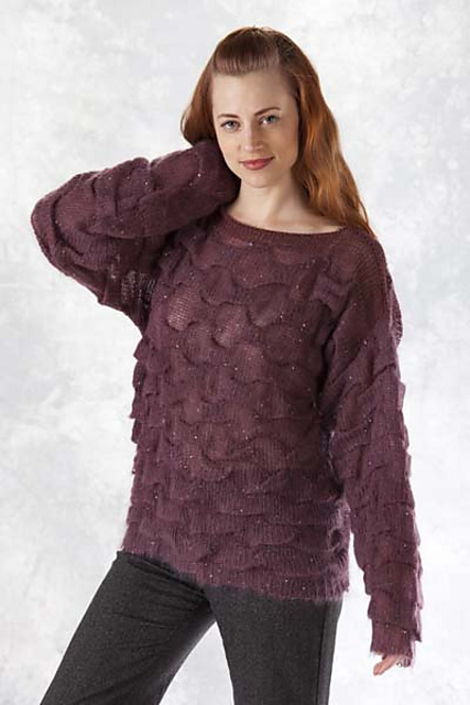 5405J Puckered Pullover