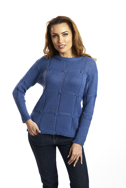 5600P Boxed Split Cable Pullover